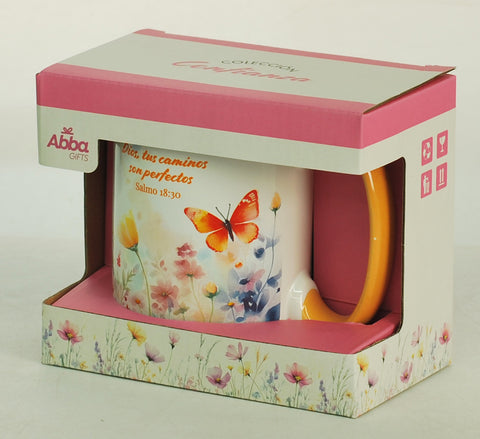 Image of Taza 16 Oz. Colección Confianza. Dios tus Caminos