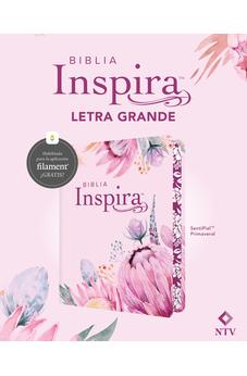 Image of Biblia NTV Inspira Letra Grande con Filament Símil Piel Primaveral