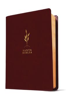 Image of Biblia RVR 1960 de Estudio del Diario Vivir Letra Grande Símil Piel Vino Tinto Letra Roja