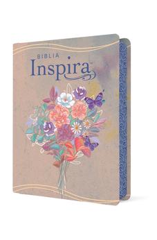 Image of Biblia NTV Inspira con Filament Símil Piel Acuarela Rosa