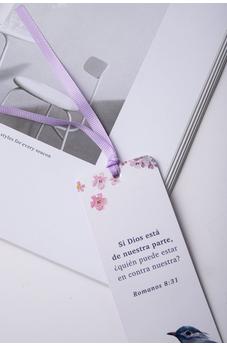 Image of Marcador de Libro con Ribbon Si Dios está de Nuestra Parte