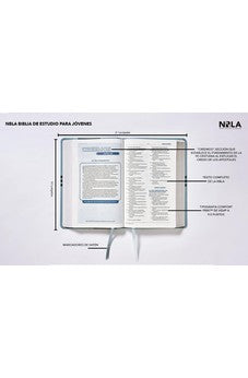 Image of Biblia NBLA de Estudio para Jóvenes Azul Símil Piel