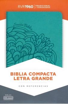 Image of Biblia RVR 1960 Compacta Símil Piel Aqua