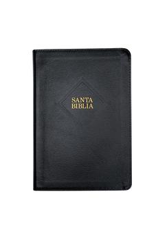 Image of Biblia RVR 1960 Letra Gigante Negro Piel con Índice