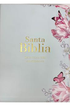 Image of Biblia RVR 1960 Letra Súper Gigante Símil Piel Salvia Claro