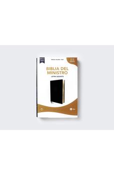 Image of Biblia RVR 1960 del Ministro Letra Gigante Piel Negro