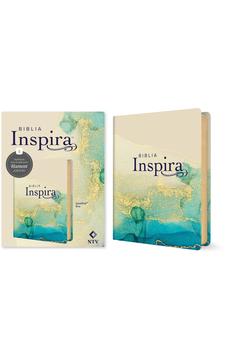 Image of Biblia NTV Inspira con Filament Símil Piel Oro