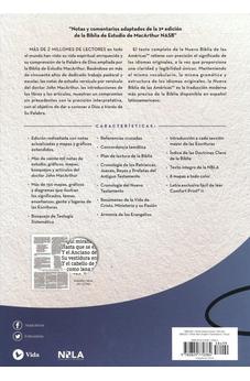 Image of Biblia NBLA de Estudio MacArthur Piel Café Interior a Dos Colores