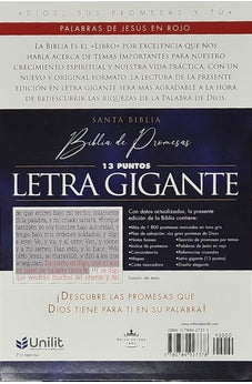 Image of Biblia RVR 1960 de Promesas Letra Gigante Verde Flores Símil Piel