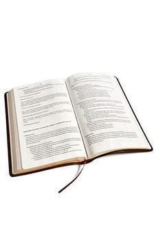 Image of Biblia RVR 1960 del Ministro Caoba Fino Piel Fabricada