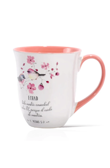 Image of Taza 17 5 Oz Colección Primavera Echad Toda Vuestra Ansiedad