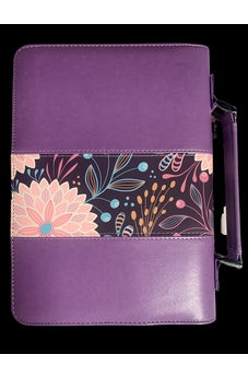 Image of Forro de Biblia Lila Cruz L