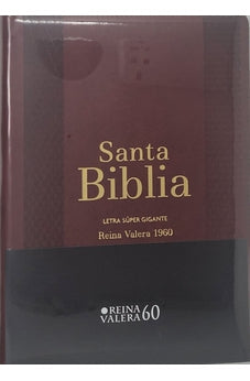 Image of Biblia RVR 1960 Letra Súper Gigante Marrón con Cierre e Índice