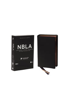 Image of Biblia NBLA Ultrafina Letra Grande Colección Premier Piel de Cabra Negra