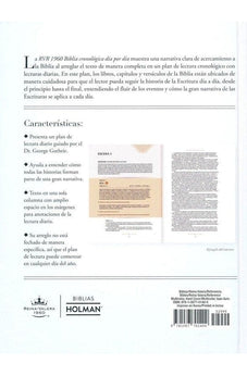 Image of Biblia RVR 1960 Cronologica Día por DíaTapa Dura