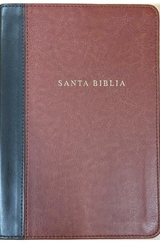 Biblia RVR 1960 Letra Grande Manual Tierra Santa Negro Caoba