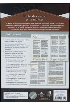 Image of Biblia RVR 1960 de Estudio para Mujeres Café Símil Piel