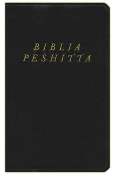 Image of Biblia Peshitta Negro Imitación Piel con Índice