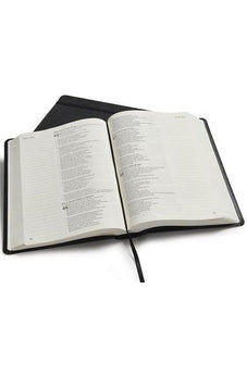 Image of Biblia RVR 1960 de Apuntes Negro Símil Piel y Tela