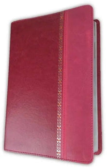 Image of Biblia RVR 1960 de Estudio Holman Fucsia Rosado con Filigrana Símil Piel