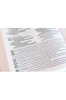 Image of Biblia NVI del Pescador Letra Grande Verde Símil Piel