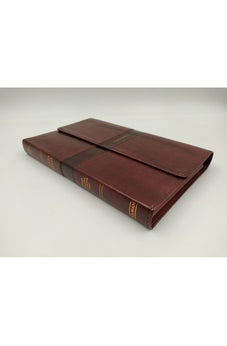Image of Biblia RVR 1960 Ultrafina Marrón Símil Piel y Solapa con Imán e Índice