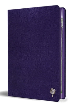 Image of Biblia RVR 1960 Letra Grande Símil Piel Morado con Cierre