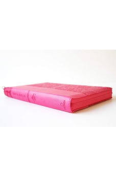 Image of Biblia RVR 1960 Letra Grande Tamaño Manual Símil Piel Fucsia con Cierre e Índice