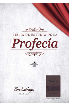 Biblia RVR 1960 de Estudio de la Profecia Piel Marron