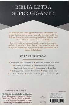 Image of Biblia RVR 1960 Letra Súper Gigante Símil Piel Borgoña con Índice