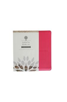 Image of Biblia RVR 1960 Letra Grande Tamaño Manual Fuscia con Cierre