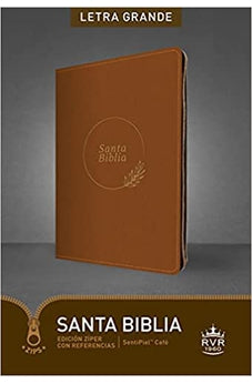 Image of Biblia RVR 1960 Referencias Letra Grande Ultrafina Marrón con Cierre