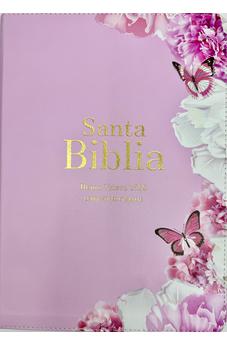 Image of Biblia RVR 1960 Letra Súper Gigante Símil Piel Rosa Claro