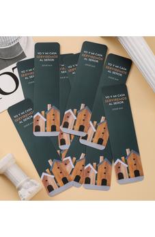 Pack 30 marcadores de libro en caja de cartón. Yo y mi casa