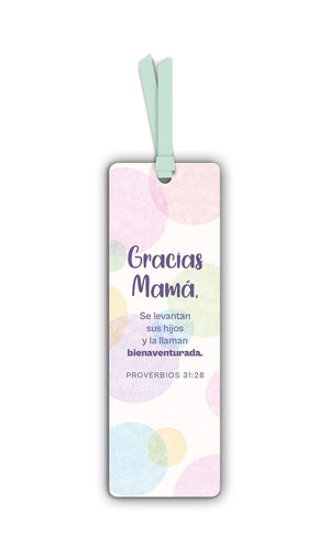 Marcador de Libro con Ribbon Gracias Mamá