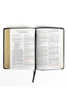 Image of Biblia RVR 1960 Letra Gigante Negro Piel