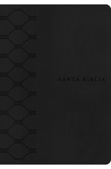 Biblia NTV Letra Grande Tamaño Manual con Filament Símil Piel Negro Índice Letra Roja