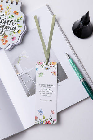 Marcador de Libro con Ribbon Cobren Ánimo