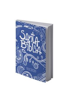 Biblia RVR 2020 Compacta Azul y Blanco Rústica