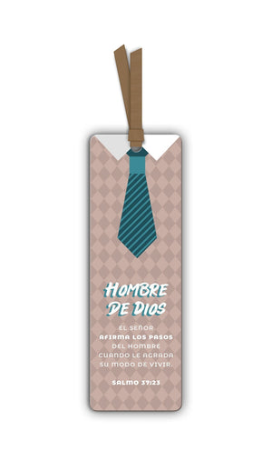 Marcador de Libro con Ribbon Hombre de Dios