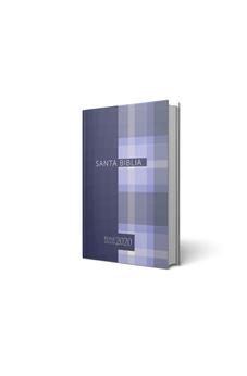 Biblia RVR 2020 Compacta Cuadros Azules Tapa Dura