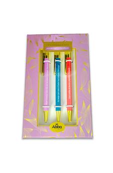 Pack 3 Bolígrafos de Lujo Mujer Extraordinaria
