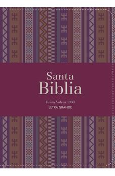 Image of Biblia RVR 1960 Compacta Letra Grande 11 puntos Símil Piel Andina Borgoña