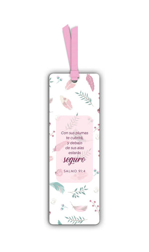 Marcador de Libro con Ribbon Con sus Plumas te Cubrirá