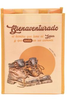 Bolsa Tote Bag Pequeña a Todo Color. Bienaventurado el Hombre