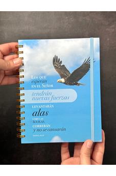 Libreta de Anillas con Elásico Los que Esperan el Señor