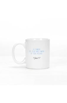 Taza 12 OZ Colección Comparte Jesús te Limpie