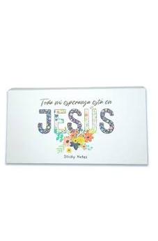 Estuche de sticky notes. Mi Esperanza esta en Jesús