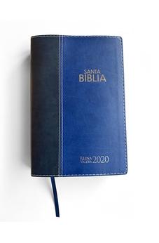Biblia RVR 2020 Letra Grande Azul Símil Piel