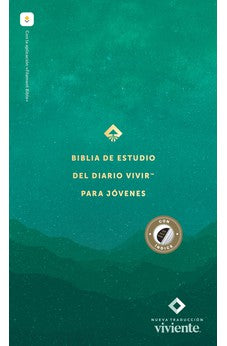 Image of Biblia NTV de Estudio Diario Vivir para Jóvenes Verde Tapa Dura con Índice